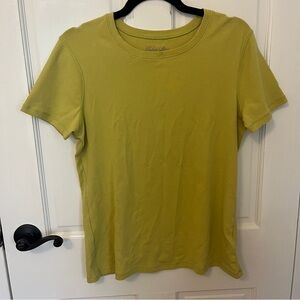 🩷 Faded Glory Green Stretch Short Sleeve Top